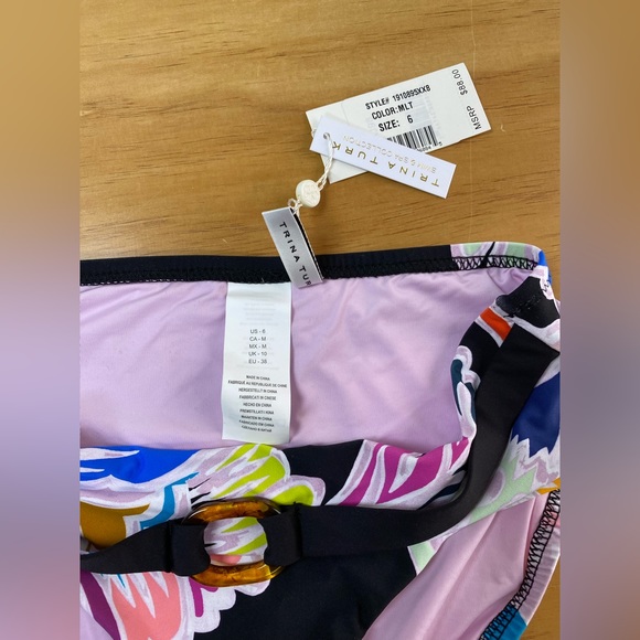 Trina Turk • Seychelles high-waisted swim bottoms • size: 6 - Picture 7 of 10